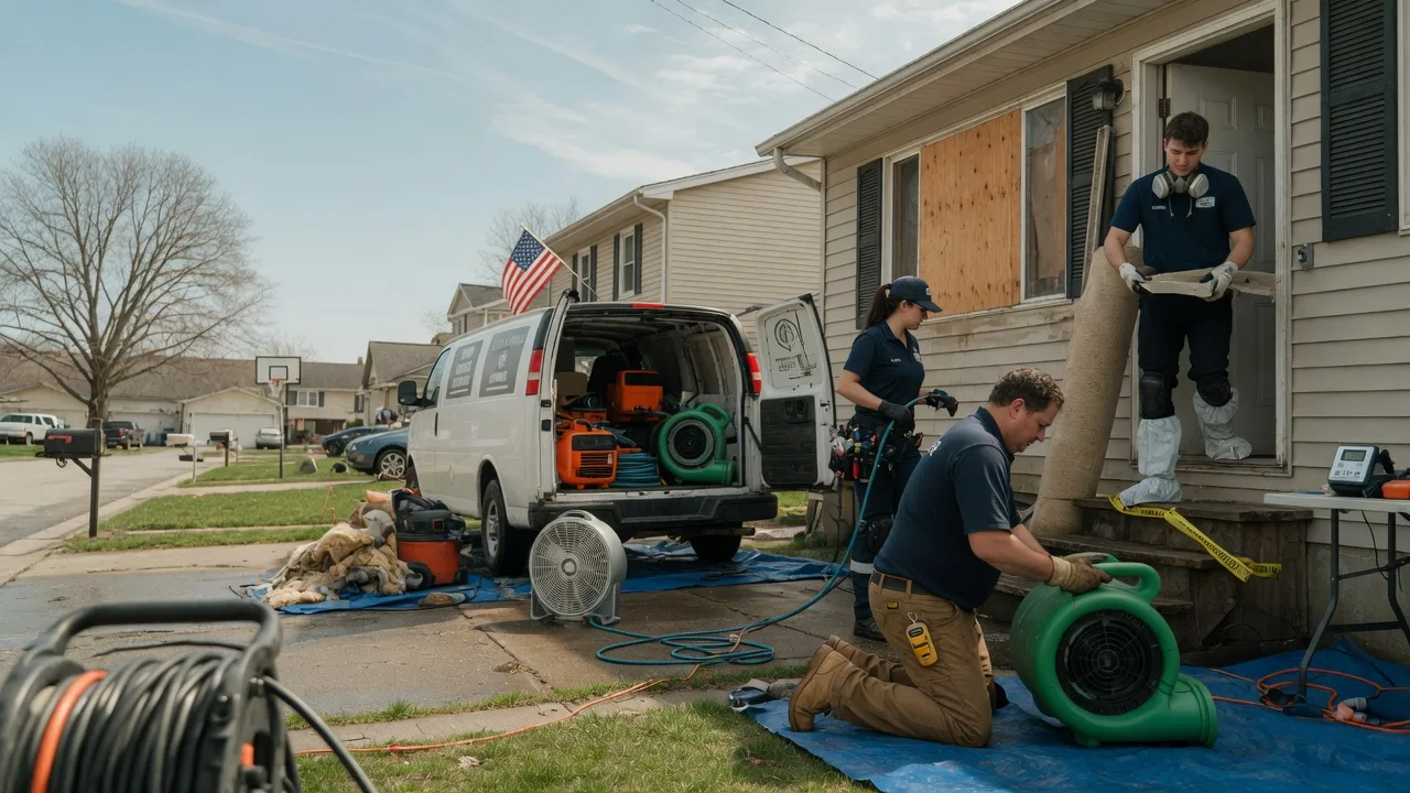 Water Damage Restoration in Osceola, IN near me